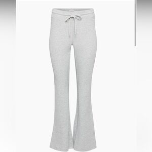 aritzia sunday best waffle knit flared pants XS